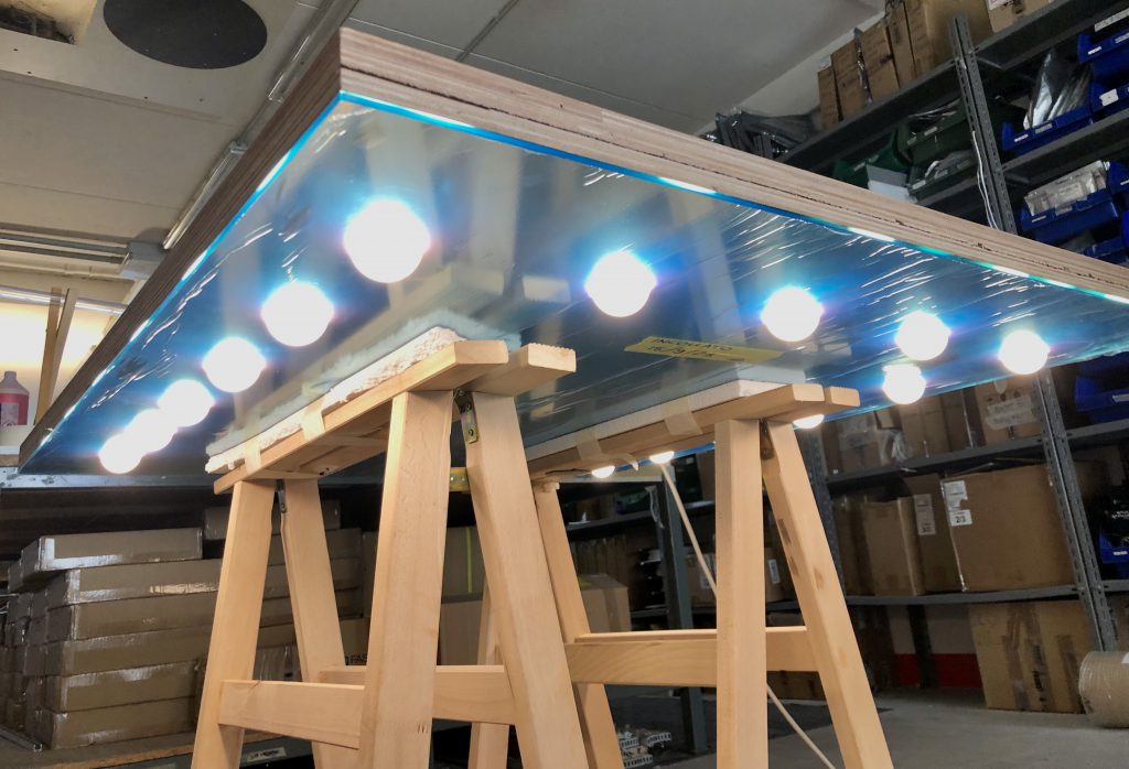 Prototipazione e produzione parti per illuminotecnica